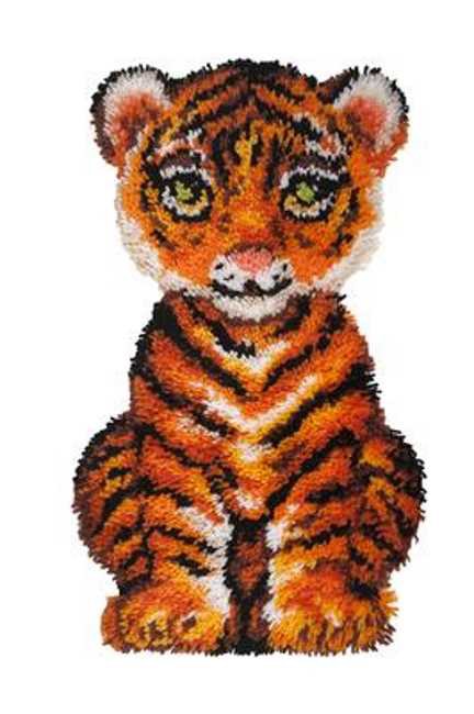Roary the Tiger Latch Hook Kit By Needleart World