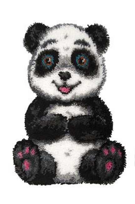 Patch the Panda Latch Hook Kit By Needleart World