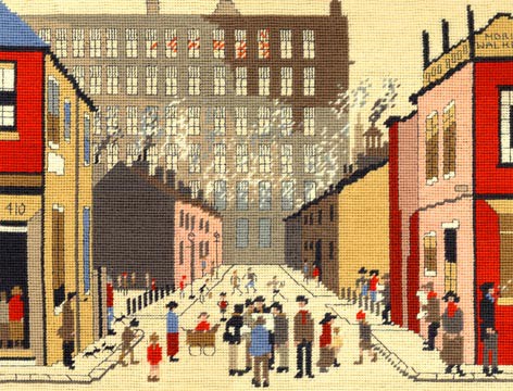 Street Scene Lowry Tapestry Kit By Bothy Threads