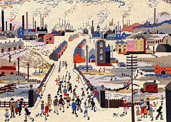Canal Bridge Lowry Tapestry Kit by Bothy Threads