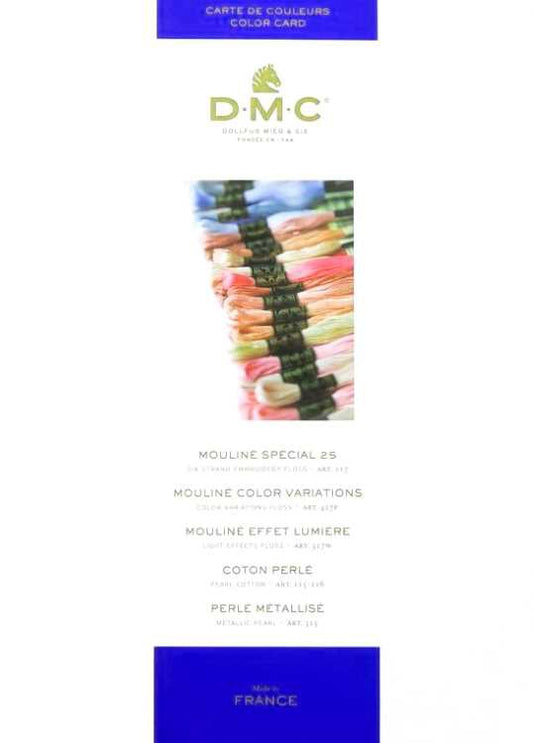 DMC Stranded Cotton Embroidery Thread Shade Card