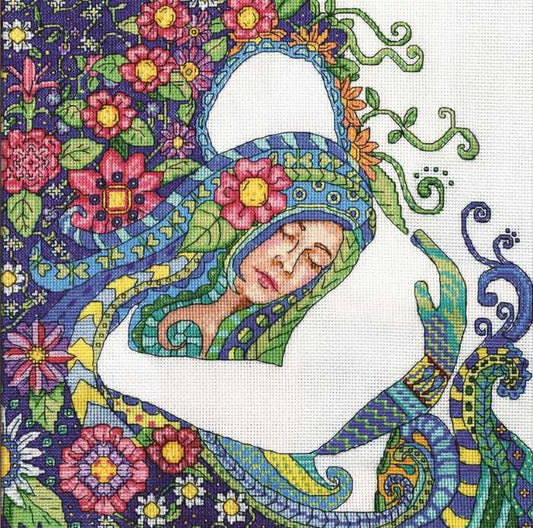 The Embrace Cross Stitch Kit by Design Works