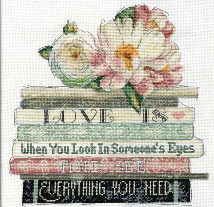 Love Is Cross Stitch Kit by Design Works