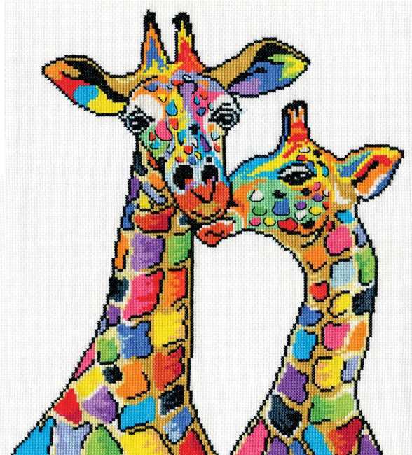 Giraffes Cross Stitch Kit by Design Works