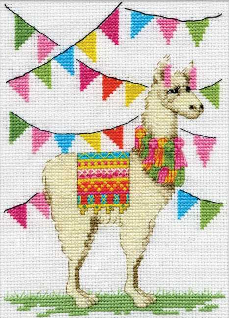 Llama Cross Stitch Kit by Design Works