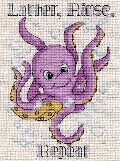 Octopus Cross Stitch Kit by Design Works