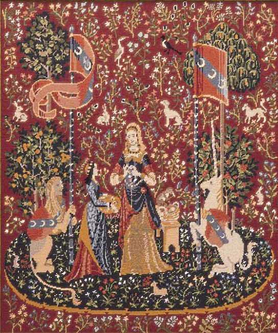 The Lady with the Unicorn Tapestry Needlepoint Kit by Glorafilia