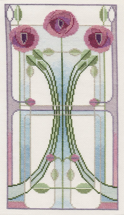 Rose Bouquet Cross Stitch Kit by Derwentwater Designs