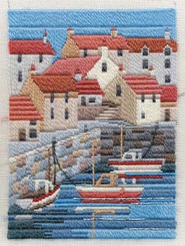 Coastal Summer Long Stitch Kit by Derwentwater Designs