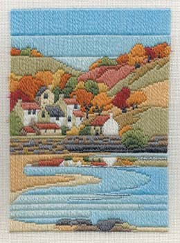 Coastal Autumn Long Stitch Kit by Derwentwater Designs
