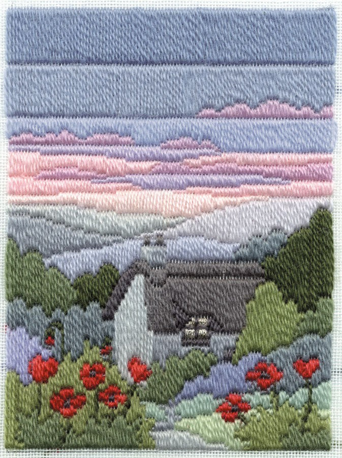 Summer Evening Long Stitch Kit by Derwentwater Designs