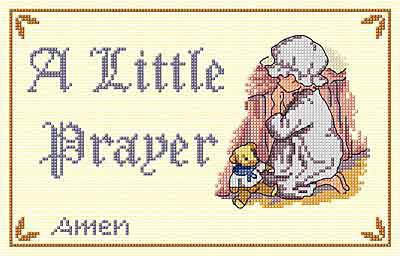 Little Prayer All Our Yesterdays Cross Stitch Kit by Faye Whittaker