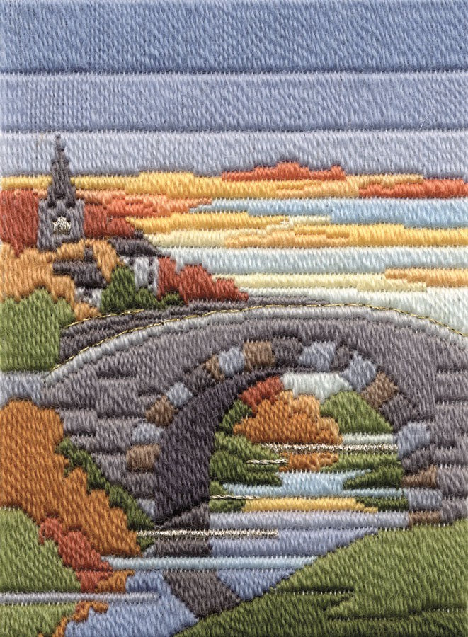 Autumn Evening Long Stitch Kit by Derwentwater Designs