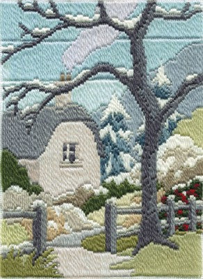 Winter Garden Long Stitch Kit by Derwentwater Designs