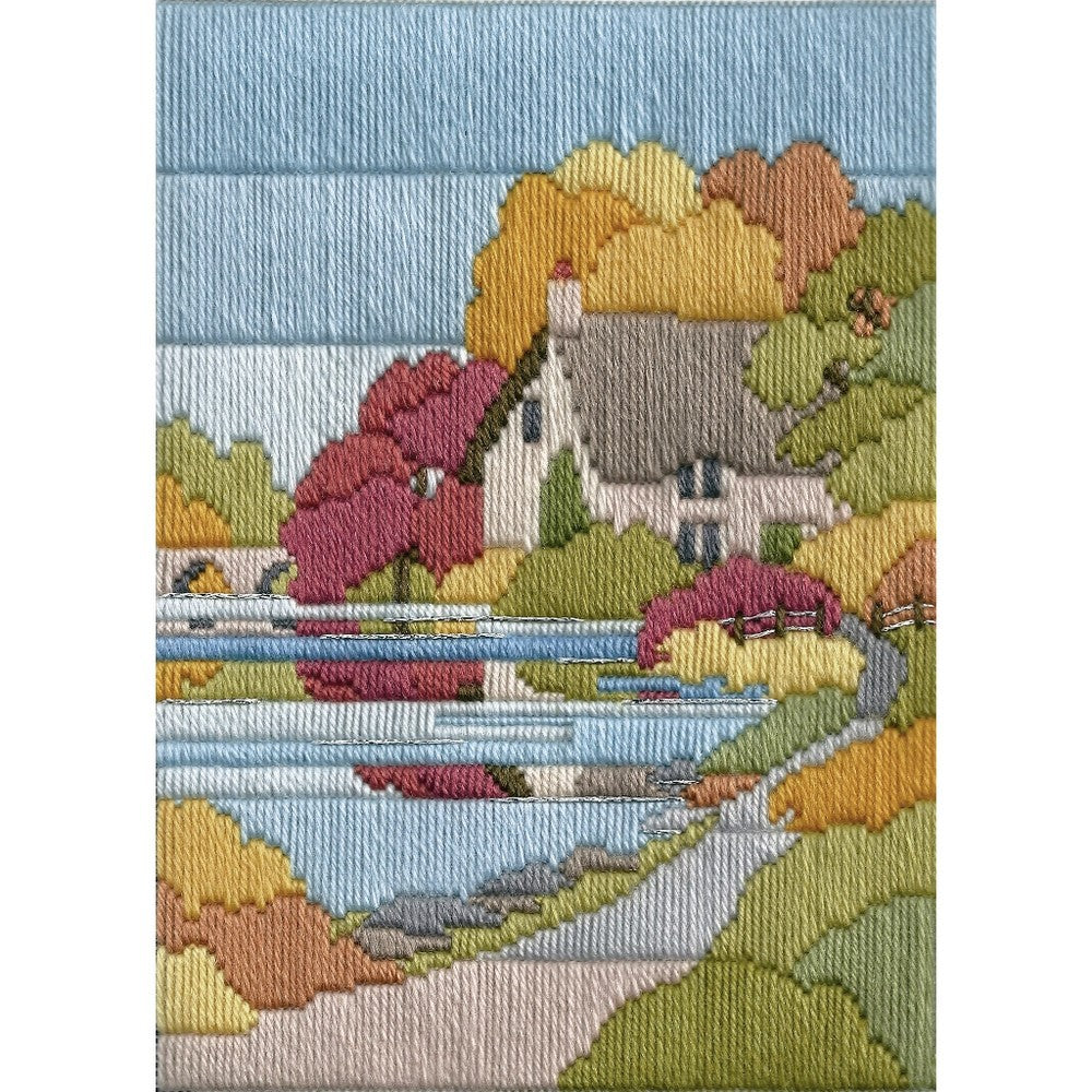 Autumn Walk Long Stitch Kit by Derwentwater Designs
