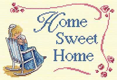 Home Sweet Home All Our Yesterdays Cross Stitch Kit by Faye Whittaker