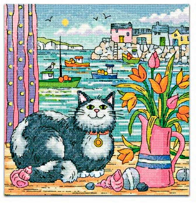 Harbour View Cross Stitch Kit by Heritage Crafts