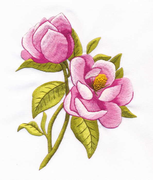 Magnolia Embroidery Kit by PANNA