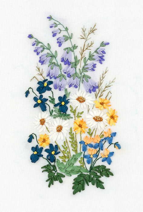 Garden Lyricism Ribbon Embroidery Kit by PANNA