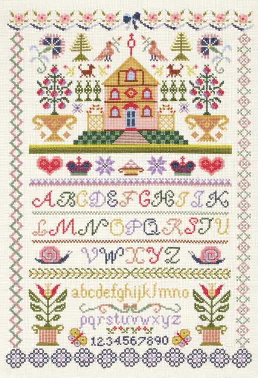 Traditional Sampler Cross Stitch Kit By Anchor