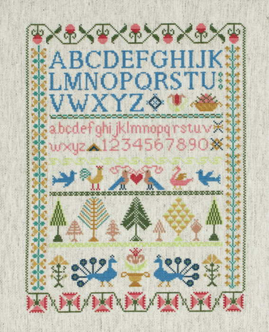 Victorian Sampler Cross Stitch Kit By Anchor