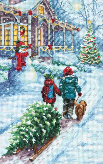 Christmas Tradition Cross Stitch Kit by Dimensions