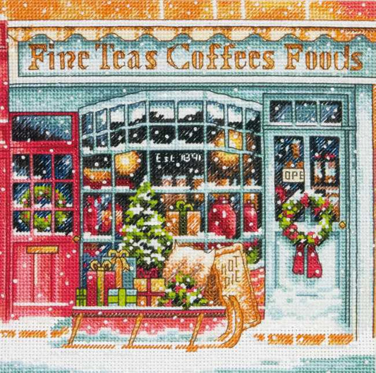 Coffee Shoppe Cross Stitch Kit by Dimensions