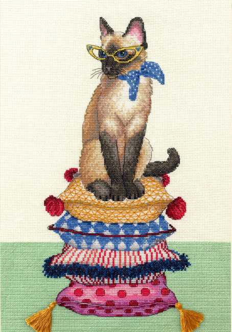 Cat Lady Cross Stitch Kit by Dimensions