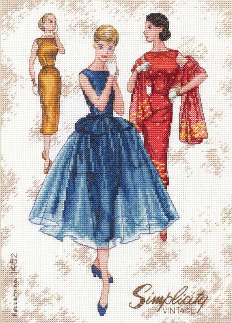 Simplicity Vintage Cross Stitch Kit by Dimensions