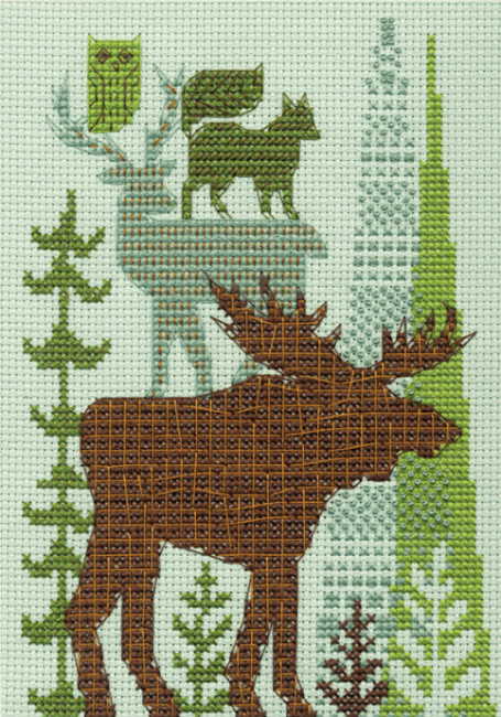 Forest Folklore Cross Stitch Kit by Dimensions