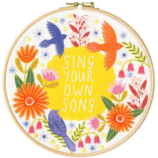 Sing Embroidery Kit By Bothy Threads
