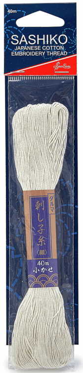 Ecru Sashiko Embroidery Cotton Thread by  Sew Easy