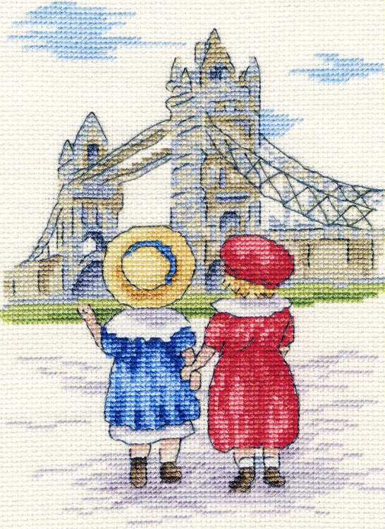 Tower Bridge All Our Yesterdays Cross Stitch Kit by Faye Whittaker