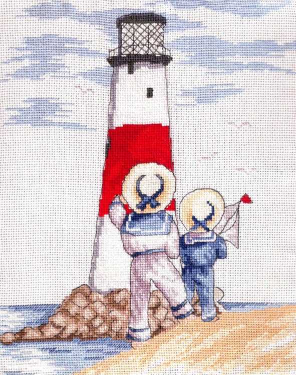 Lighthouse All Our Yesterdays Cross Stitch Kit by Faye Whittaker