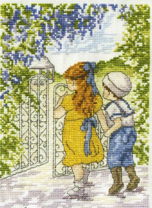 In The Secret Garden All Our Yesterdays Cross Stitch Kit by Faye Whittaker