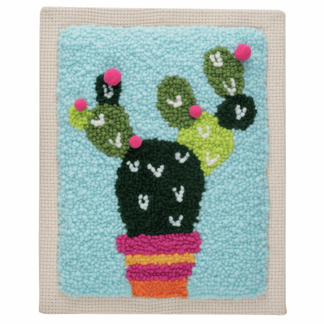 Cactus Punch Needle Kit by Trimits