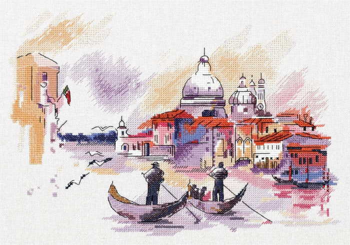 Travelling Around Venice Cross Stitch Kit by PANNA