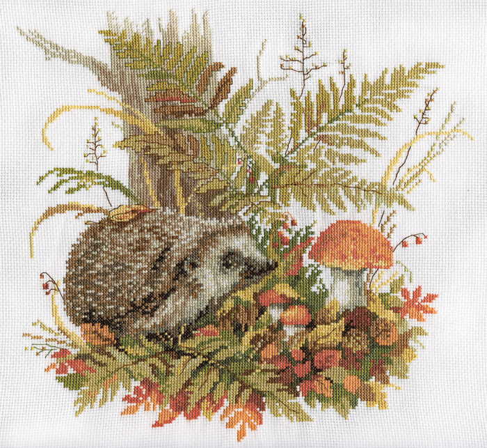 Quiet Forager Cross Stitch Kit by PANNA