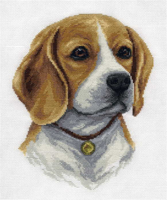 Beagle Cross Stitch Kit by PANNA