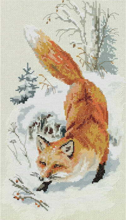 In Freshly Fallen Snow Cross Stitch Kit by PANNA