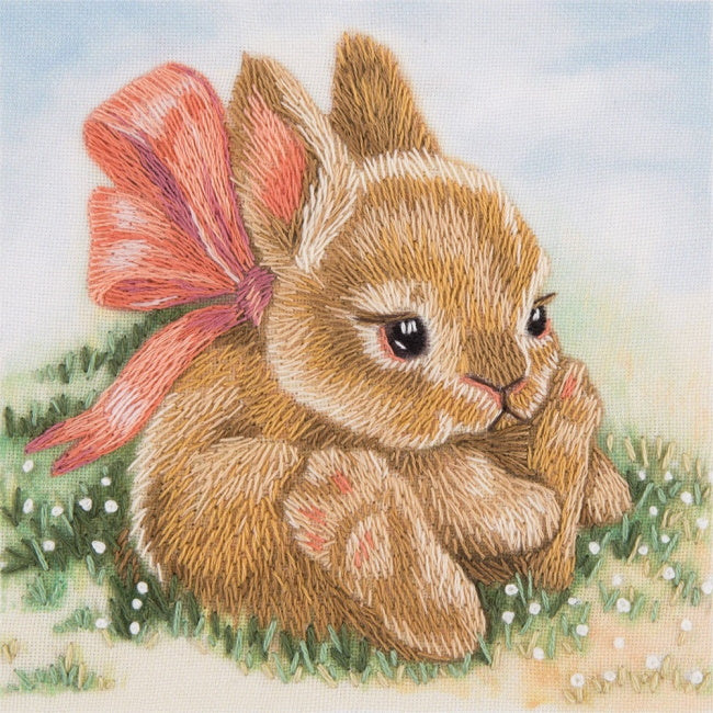 Baby Bunny Embroidery Kit by PANNA
