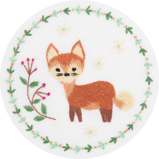 Red Fox Embroidery Kit by PANNA
