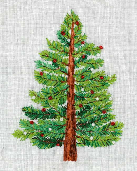 Christmas Tree Embroidery Kit by PANNA