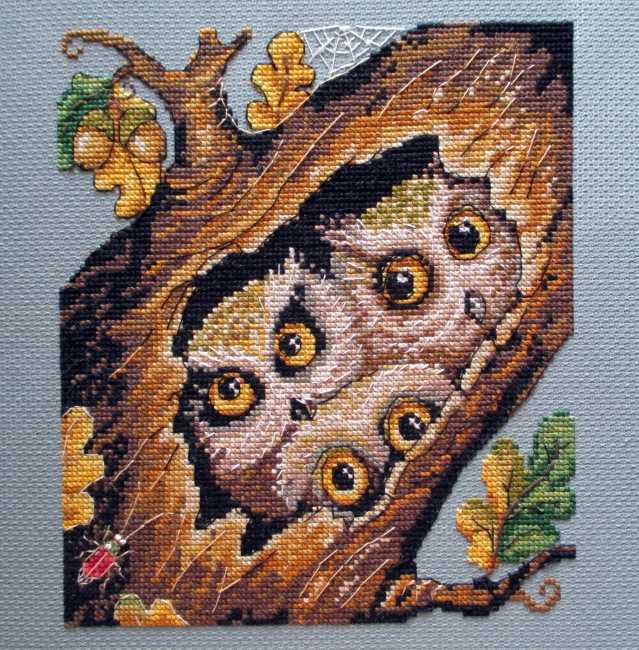 Owls Cross Stitch Kit by Merejka