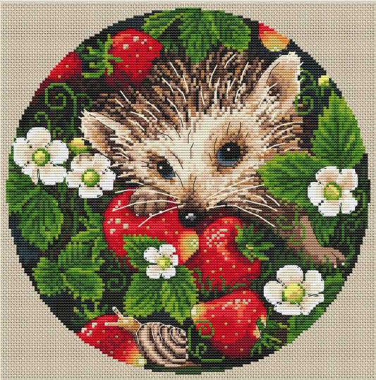 Strawberries Cross Stitch Kit by Merejka