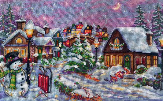 Christmas Night Cross Stitch Kit by Merejka