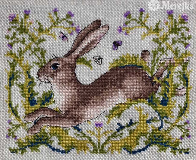 The Hare Cross Stitch Kit by Merejka