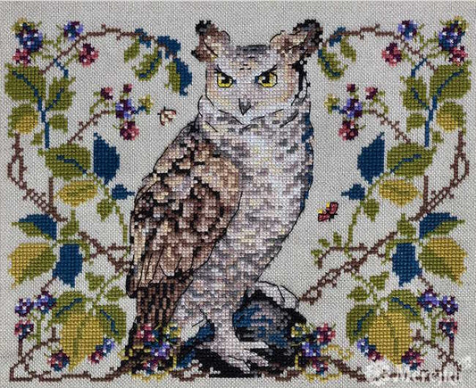 The Owl Cross Stitch Kit by Merejka