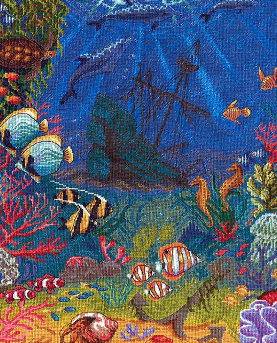 Underwater World Cross Stitch Kit by PANNA