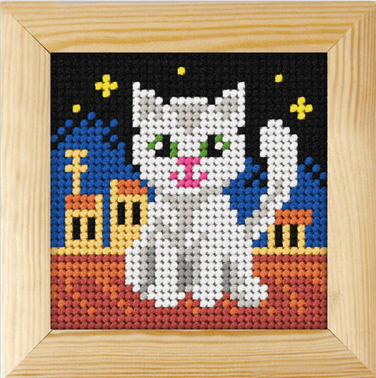 Cat Beginners Tapestry Kit by Orchidea